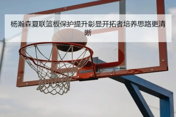 杨瀚森夏联篮板保护提升彰显开拓者培养思路更清晰
